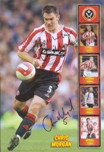 Chris Morgan - Sheff Utd - Imagen firmada - Certificado de autenticidad (31407) - Imagen 1 de 1