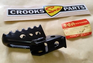 NOS 43560-20410 RM80 XZ / XD 1982 / 1983 Suzuki Left Hand Footrest - Picture 1 of 9