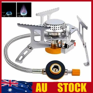 Portable Compact Gas-Burner Fishing Outdoor Cooking Camping Picnic Cook Stove AU - Picture 1 of 12
