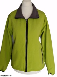 The North Summit Series Lime Green Outdoors Jacket With fleece lining LadiesUK L - Picture 1 of 12
