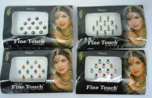 PAQUETE DE 250 CABEZAL DE BOLLYWOOD BINDI ARTE INDIO PALO DE ESTRÁS REUTILIZABLE - Imagen 1 de 5