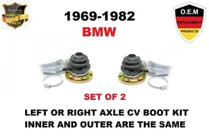Axle Boot Kit, Left or Right inner or outer Set For 69-82 BMW E12,E24,2.5CS,3.0S - Picture 1 of 9
