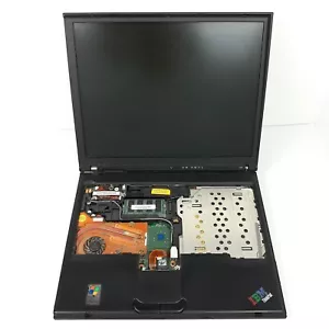 IBM ThinkPad T40 Type 2374 14.1" 512 MB RAM No Keyboard Or Power Button UNTESTED - Picture 1 of 11