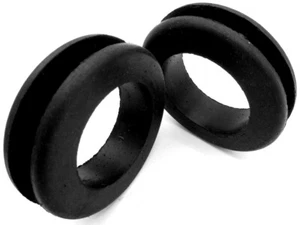 1 1/2" Hole Rubber Grommet Wire Bushing Fits 1.5" Hole 1/4" Panel, Has 1 1/4" ID - Picture 1 of 12
