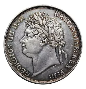 REGNO UNITO - 1 CORONA 1821 GIORGIO IV - BB/SPL (SILVER COIN) - Foto 1 di 2