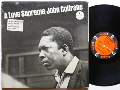 JOHN COLTRANE A Love Supreme LP IMPULSE! AS-77 US 1965 Elvin Jones McCoy Tyner - Image 1 of 4