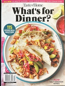 Taste of Home Magazine Special 2024 What's for Dinner 115 Speedy Meal Solutions - Picture 1 of 2