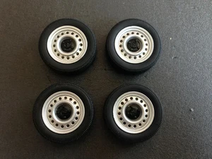 Llantas VW Golf 2 GTI G60 16V + neumáticos Norev llantas de acero tuning diorama 1:18 - Imagen 1 de 2