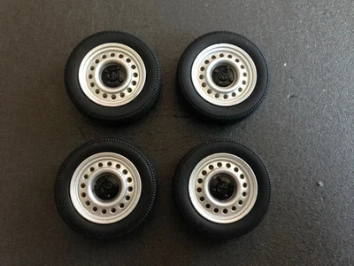 VW Golf 2 GTI G60 16V wheels rims + tires Norev steel rims tuning diorama 1:18 - Image 1 of 2