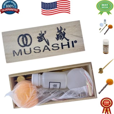 Complete Samurai Sword Maintenance Kit - Includes Uchiko, Choji Oil, Accessories - Image 1 of 4