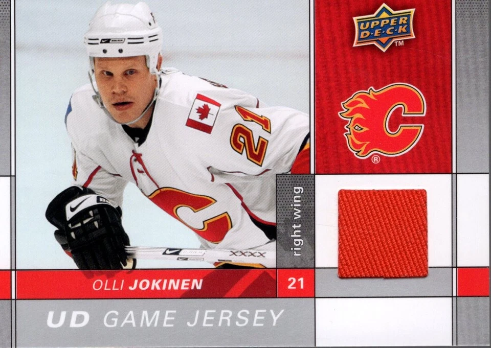 2009-10 Upper Deck Game Jerseys #GJ2OJ Olli Jokinen Jersey - HKY - Image 1 of 2