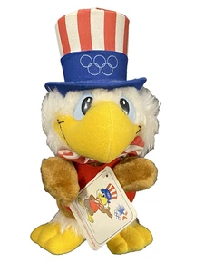 1984 LA Olympische Spiele Maskottchen Sam der Adler Wallace Berrie Vintage Plüsch Neu mit Etikett - Bild 1 von 5