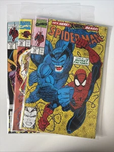Marvel Spiderman Bundle #15, #16 #17 1991 NM inc Beast, X-Force - Picture 1 of 7