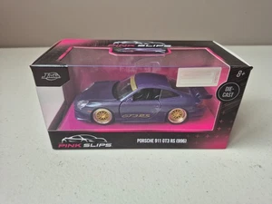 Jada Pink Slips 1:32 Scale Die-cast Porsche 911 GT3 RS 996, Purple - Picture 1 of 3