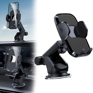 Support Téléphone 360° Support Tableau de Bord Compact et Léger Facile à In - Photo 1 sur 10