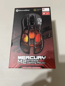 Souris de jeu sans fil GravaStar Mercury M2 26 000 DPI RGB 79 g PAW3395DM - Photo 1/2