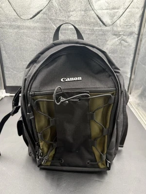 Canon Deluxe Camera & Lens Storage Backpack 200EG Black with Army Green - Image 1 of 4