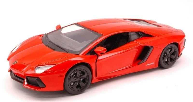 New Ray NY71256R LAMBORGHINI AVENTADOR LP700-4 RED 1:24 Modellino ROVINATA - Immagine 1 di 1
