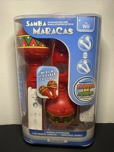 Wii Samba de Amigo (Nintendo Wii, 2008) Maracas Extensions New Sealed 🪇 - Picture 1 of 4