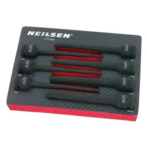 NEILSEN CT6586 - JUEGO DE BROCAS HEXAGONALES DE IMPACTO EXTRA LARGAS DE 7 PIEZAS UNIDAD DE 1/2 PULGADA - Imagen 1 de 3