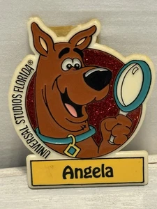Universal Studios Florida Vintage Retro Fridge Magnet Scooby Souvenir Angela - Picture 1 of 3