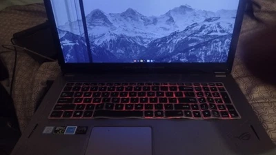 ASUS ROG Strix GL702 17.3 Notebook/Laptop Core I7 16GB RAM 256GB SSD Archlinux - Image 1 of 4