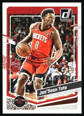 2023-24 Donruss #171 Jae'Sean Tate Houston Rockets - Image 1 of 2