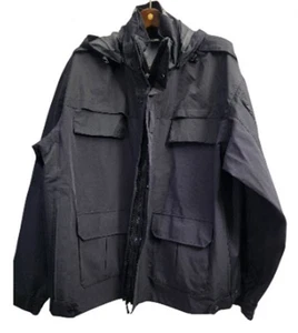 Blauer 9820 2XLT TacShell Hooded Jacket Wind Waterproof Dark Navy Blue NWOT - Picture 1 of 13