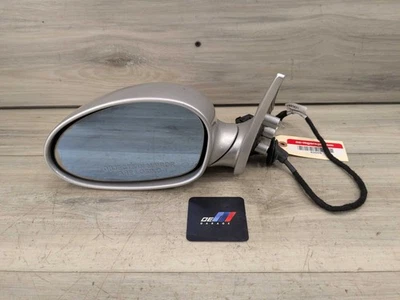 *01-06 Conjunto de espejo retrovisor lateral exterior del conductor izquierdo OEM BMW E46 M3 plateado 354 Foto 1 de 4