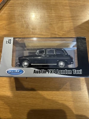 Austin FX4 London English Taxi Car Model Toy Diecast Black 1:43 MIB Ref-B15 - Image 1 of 4