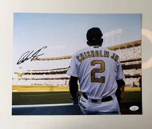 Jazz Chisholm Jr. Miami Marlins Autographed 11x14 Photo All Star Game JSA COA - Picture 1 of 1