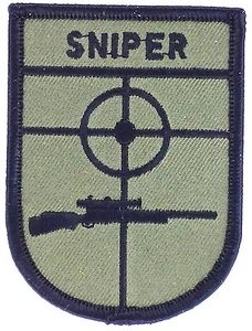 sniper airsoft PATCH bordado termoadhesivo parche - Foto 1 di 1