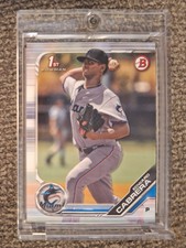 Edward Cabrera MIAMI MARLINS ⚾️ 2019 BOWMAN PAPER BASEBALL RC 1st ROOKIE CARD