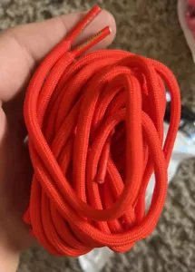 Cordones para botas de snowboard Meerkat (par) 99"" nuevos snowboard OSFM redondos/rojos - Imagen 1 de 8