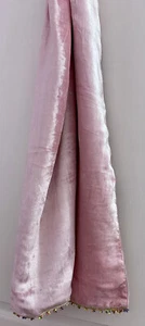 Bufanda de terciopelo rosa - Imagen 1 de 12