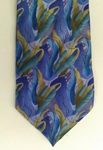 Corbata de seda abstracta J. Garcia.  58,5" 4"  - Imagen 1 de 5