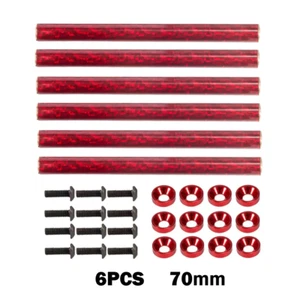 LCG Chassis Kit Frame Carbon Fiber Rail Gearbox for 1/10 RC Crawler Upgrade DIY - Picture 1 of 45
