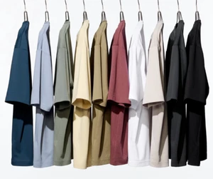 UNIQLO U AIRism Cotton Oversized Crew Neck Half-Sleeve T-Shirt XXS-3XL US/EUsize - Picture 1 of 35