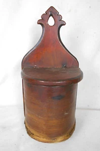 ANTIGUA PRIMITIVA CAJA DE PARED AMERICANA BENTWOOD ANTIGUA - Imagen 1 de 18