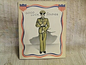Vintage 1941-1945 WW2 Patriotic Greeting Card SHIPS FREE - Picture 1 of 3