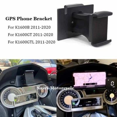 Kit de soporte de navegación GPS para teléfono cargador USB de motocicleta para BMW K1600GT 2011-2020 Foto 1 de 4