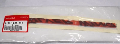 OEM 2002-13 HONDA FSC600 FSC 600 СЕРЕБРЯНОЕ КРЫЛО ЛЕВАЯ LH КОРПУС НАКЛЕЙКА ЭМБЛЕМА X11-32G - Изображение 1 из 2