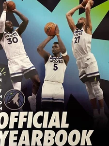 2024 - 2025 MINNESOTA TIMBERWOLVES YEARBOOK 136 PAGES NBA BASKETBALL FINALS - Picture 1 of 1