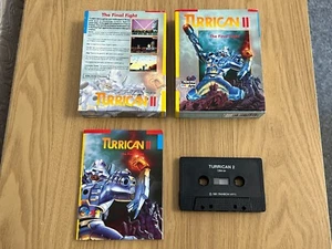 Turrican 2 / II Commodore 64 Cassette - Boxed & Working -👽👾Retro Gift Idea👾👽 - Afbeelding 1 van 24