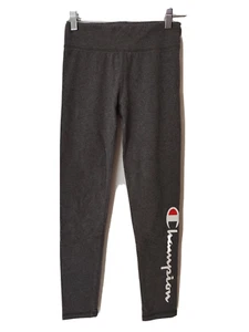 Girls Champion Athleticwear Signature Script Leggings Gray Size M  #14155 - Picture 1 of 4
