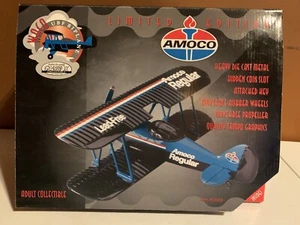 Gearbox Amoco Waco UBF Biplane Die-Cast Coin Bank - Picture 1 of 11