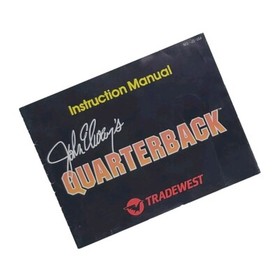 John Elway's Quarterback (Nintendo NES) Instruction Manual Booklet -Authentic-