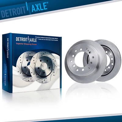Rear Brake Rotors for 2003 - 2007 Lexus GX470 Toyota 4Runner FJ Cruiser Sequoia - Image 1 of 4