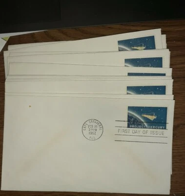 US Scott # 1193 Project Mercury First Day of Issue 15ct - Image 1 of 4