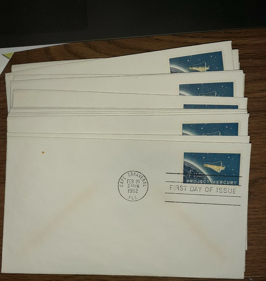 US Scott # 1193 Project Mercury First Day of Issue 15ct - Image 1 of 4